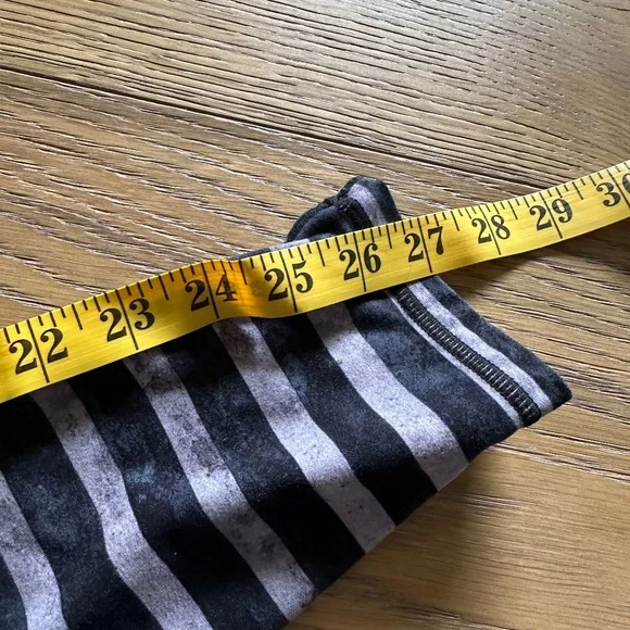 Vintage NIYAMA SOL Granite Stripe Barefoot Leggings